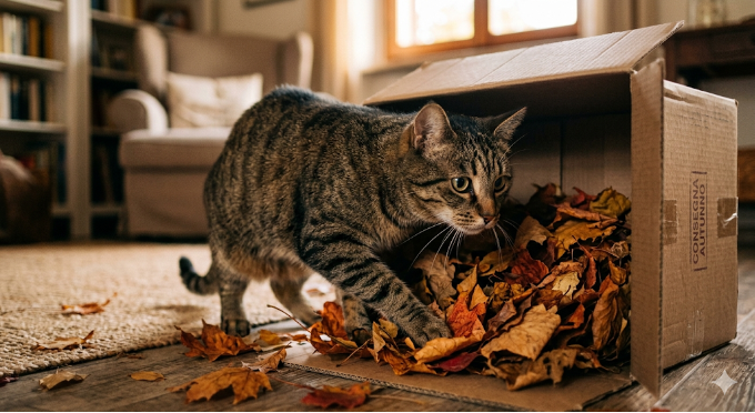 Arricchimento ambientale positivo gatto